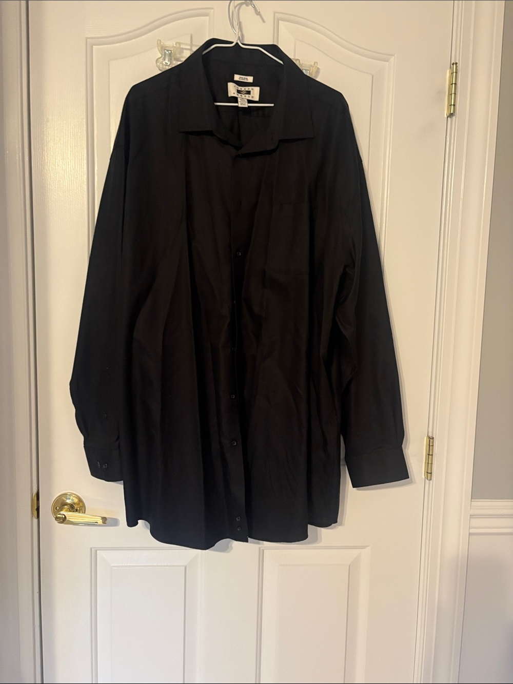 Joseph Abboud Black Dress Shirt. Big and tall- 19in 36/37